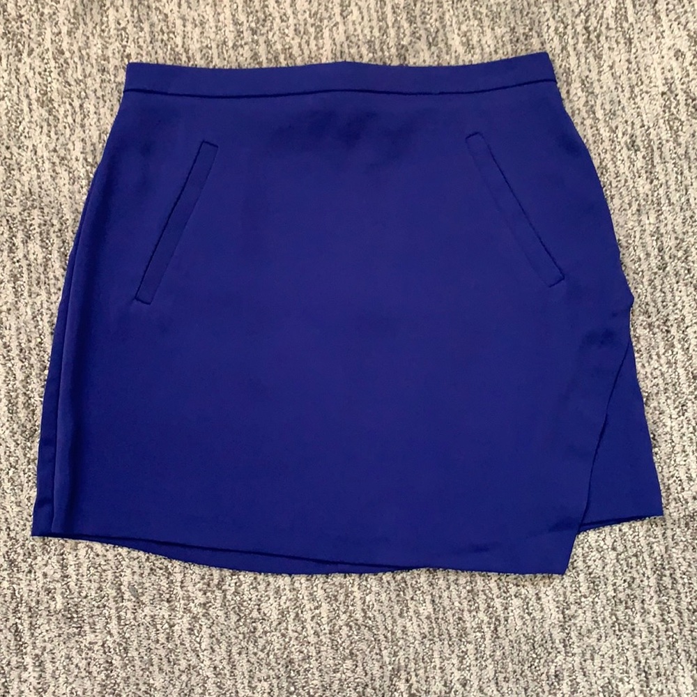Blue Mini Skirt